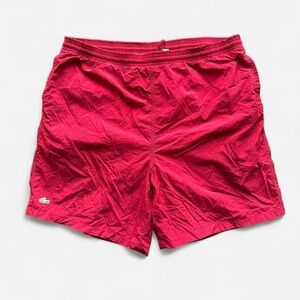 Lacoste Red Swim Shorts